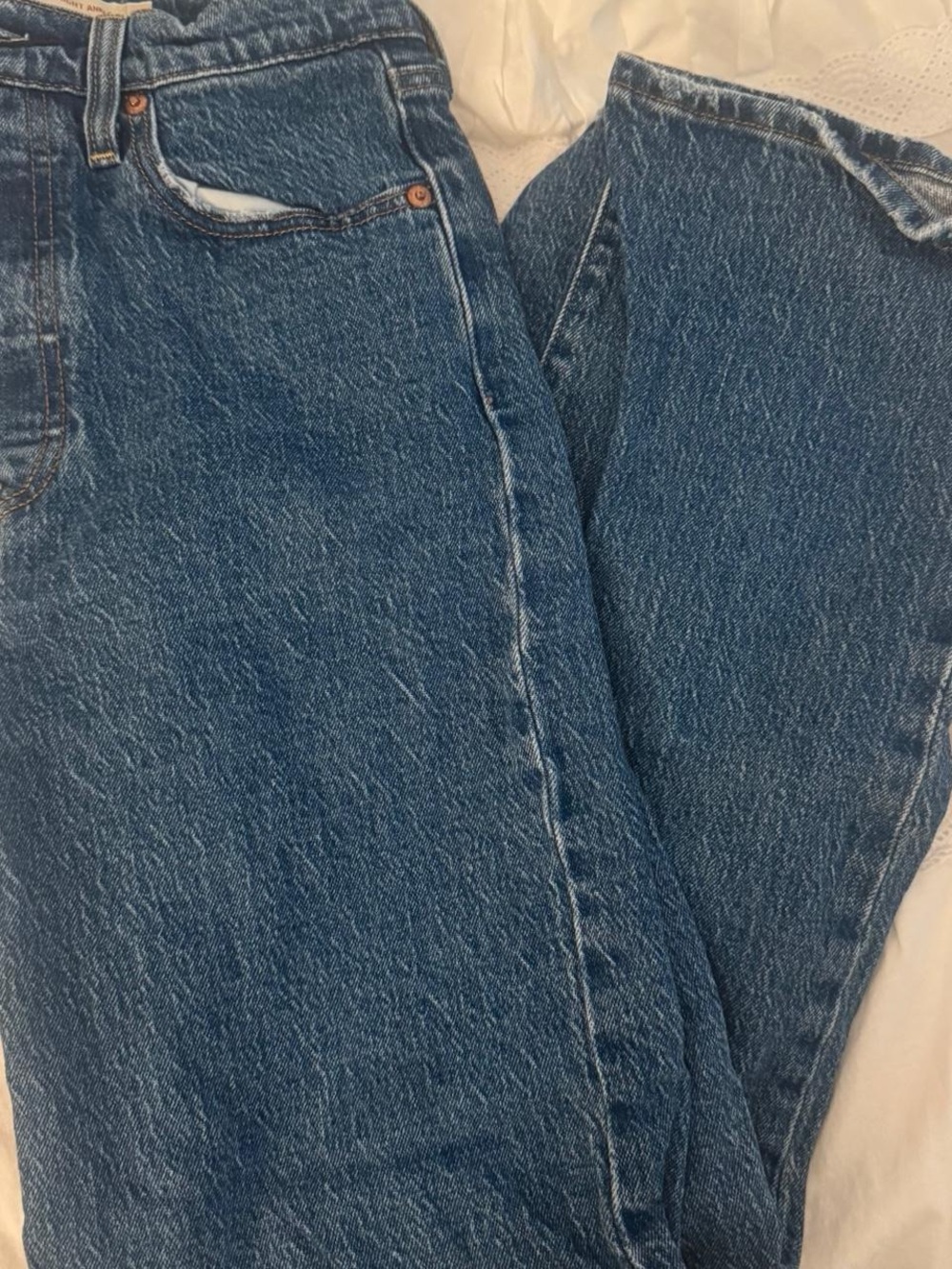 Levi's Straight-Leg Women’s Dark Blue Jeans